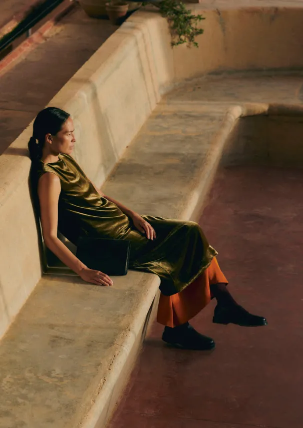 Women TOAST Velvet|Dresses*Fluid Silk Velvet Dress