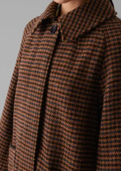 Women TOAST Coats & Jackets*Frankie Wool Houndstooth Raglan Coat