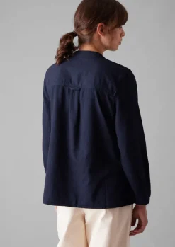 Women TOAST Workwear|Shirts*Front Pocket Soft Twill Shirt