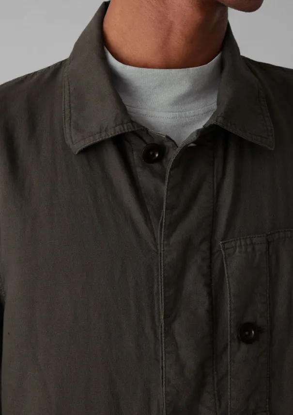 TOAST Linen|Workwear*Garment Dyed Canvas Overalls