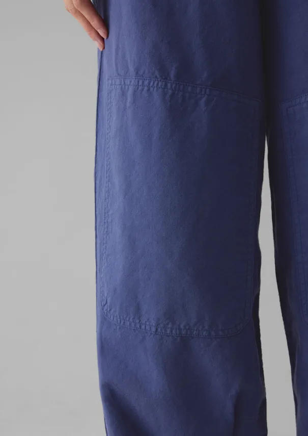 Women TOAST Linen|Trousers*Garment Dyed Cotton Linen Canvas Trousers