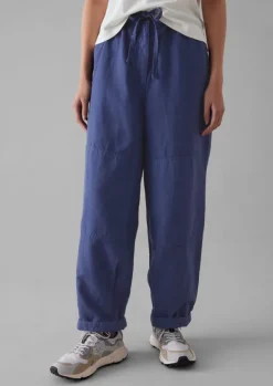 Women TOAST Linen|Trousers*Garment Dyed Cotton Linen Canvas Trousers