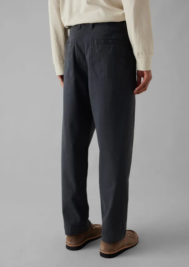 TOAST Workwear|Trousers*Garment Dyed Cotton Pleat Trousers