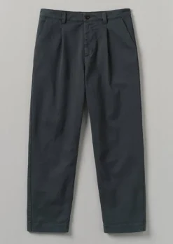 TOAST Workwear|Trousers*Garment Dyed Cotton Pleat Trousers