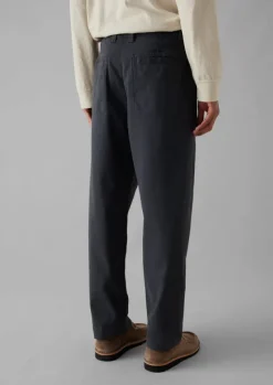 TOAST Workwear|Trousers*Garment Dyed Cotton Pleat Trousers
