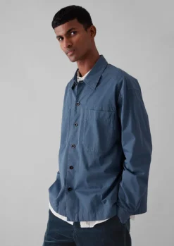 TOAST Workwear*Garment Dyed Cotton Twill Shirt