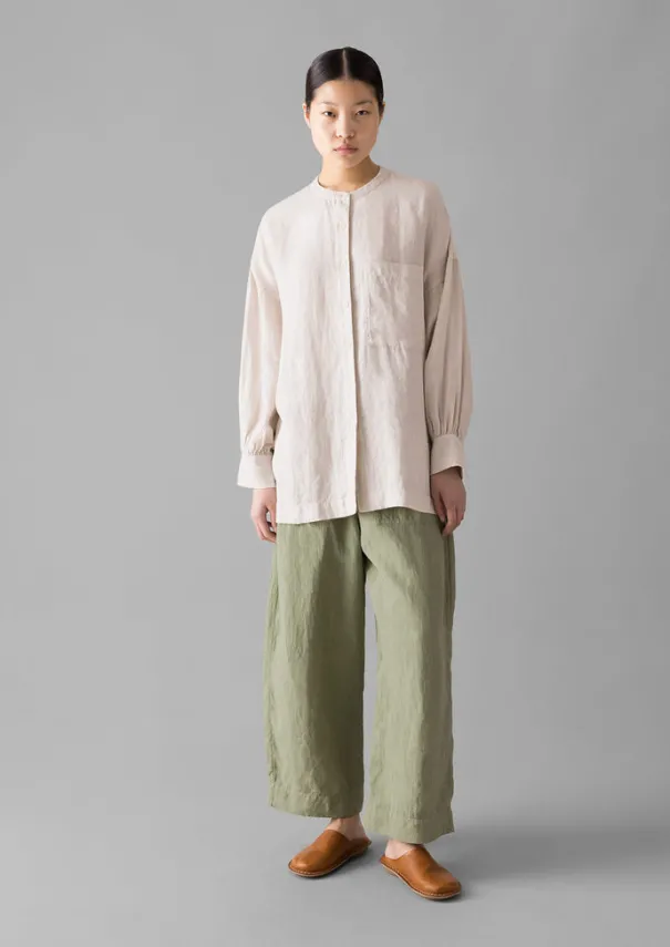 Women TOAST Linen|Loungewear*Garment Dyed Linen Oversized Shirt