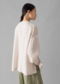 Women TOAST Linen|Loungewear*Garment Dyed Linen Oversized Shirt