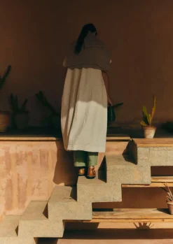 Women TOAST Linen|Loungewear*Garment Dyed Linen V-Neck Dress