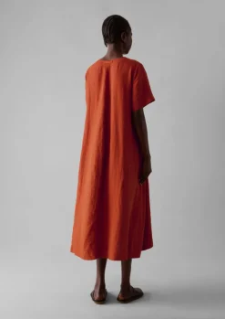 Women TOAST Linen|Loungewear*Garment Dyed Linen V-Neck Dress