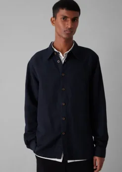 TOAST Shirts*Garment Dyed Point Collar Shirt