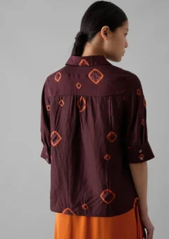 Women TOAST Shirts|Tops & Tees*Gia Hand Bandhini Silk Shirt