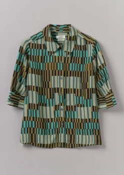 Women TOAST Shirts|Tops & Tees*Gia Irregular Check Print Shirt