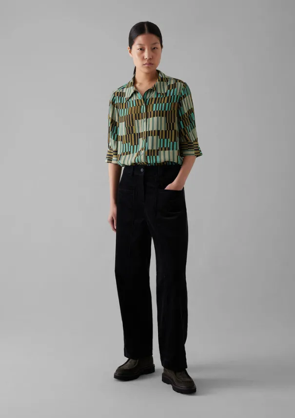 Women TOAST Shirts|Tops & Tees*Gia Irregular Check Print Shirt