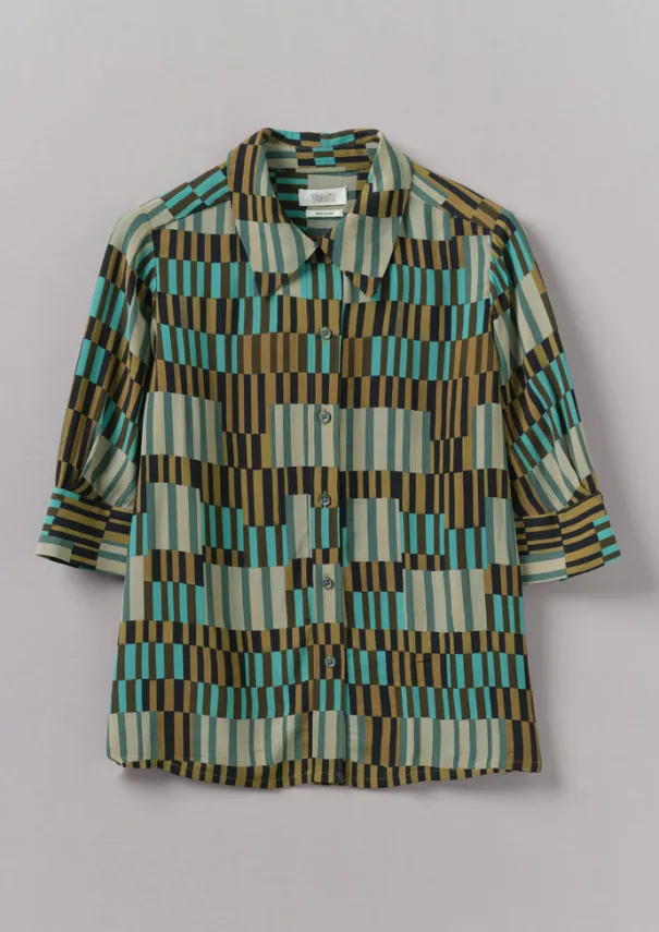 Women TOAST Shirts|Tops & Tees*Gia Irregular Check Print Shirt