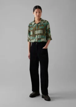 Women TOAST Shirts|Tops & Tees*Gia Irregular Check Print Shirt