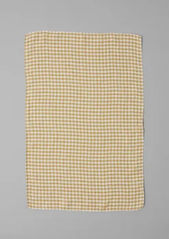 TOAST Aprons & Tea Towels*Gingham Linen Tea Towel