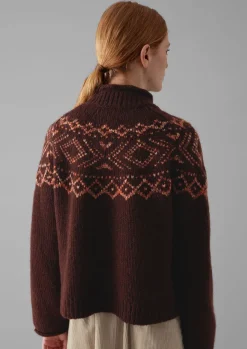Women TOAST Knitwear*Graphic Yoke Sweater