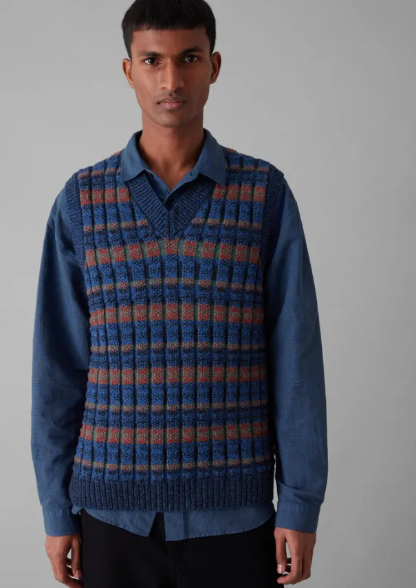 TOAST Tops & Tees|Knitwear*Grid Stitch Tank Top