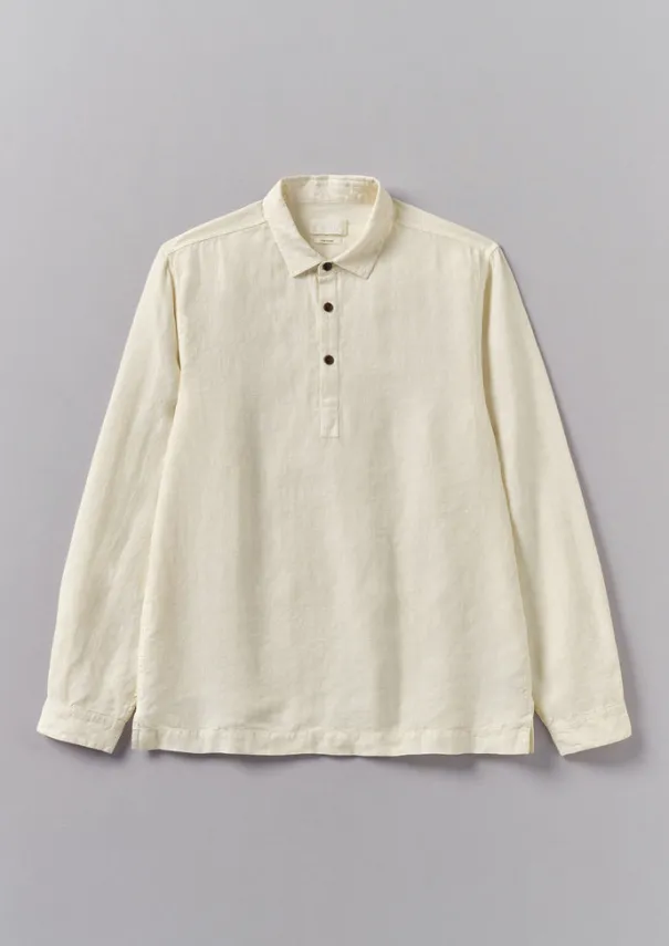 TOAST Linen|Shirts*Half Placket Linen Shirt