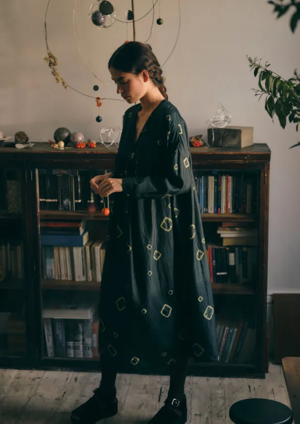 Women TOAST Dresses*Hand Bandhini Silk Dress