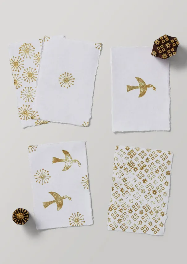 TOAST Stationery|Christmas Decorations*Hand Carved Dove Block Printing Kit