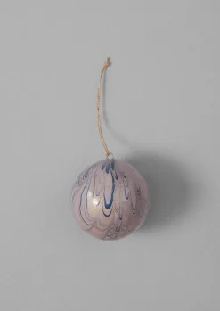 TOAST Christmas Decorations*Hand Marbled Bauble