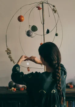 TOAST Christmas Decorations*Hand Marbled Bauble