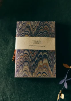 TOAST Stationery*Hand Marbled Pocket Notebook Set