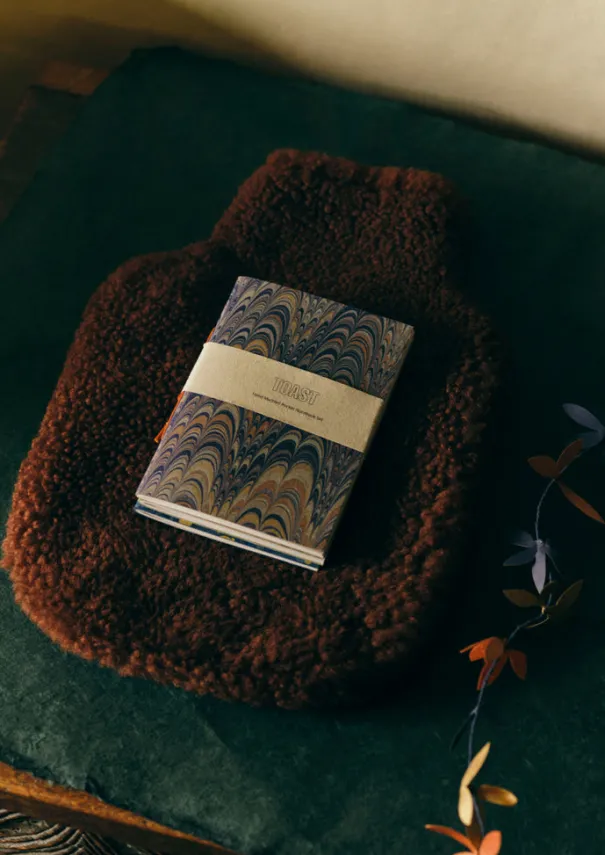 TOAST Stationery*Hand Marbled Pocket Notebook Set