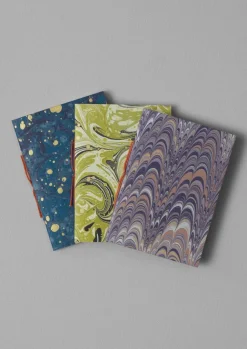 TOAST Stationery*Hand Marbled Pocket Notebook Set