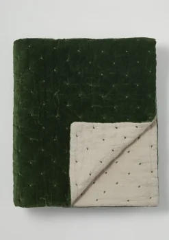 TOAST Textiles|Blankets & Throws*Hand Quilted Velvet Throw