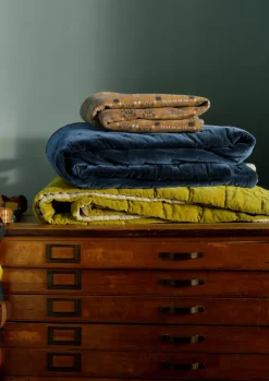 TOAST Textiles|Blankets & Throws*Hand Quilted Velvet Throw