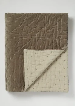 TOAST Textiles|Blankets & Throws*Hand Quilted Velvet Throw