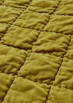 TOAST Textiles|Blankets & Throws*Hand Stitched Organic Velvet Quilt