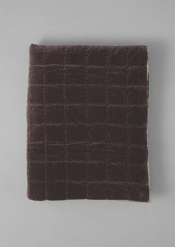 TOAST Textiles|Blankets & Throws*Hand Stitched Velvet Bedspread