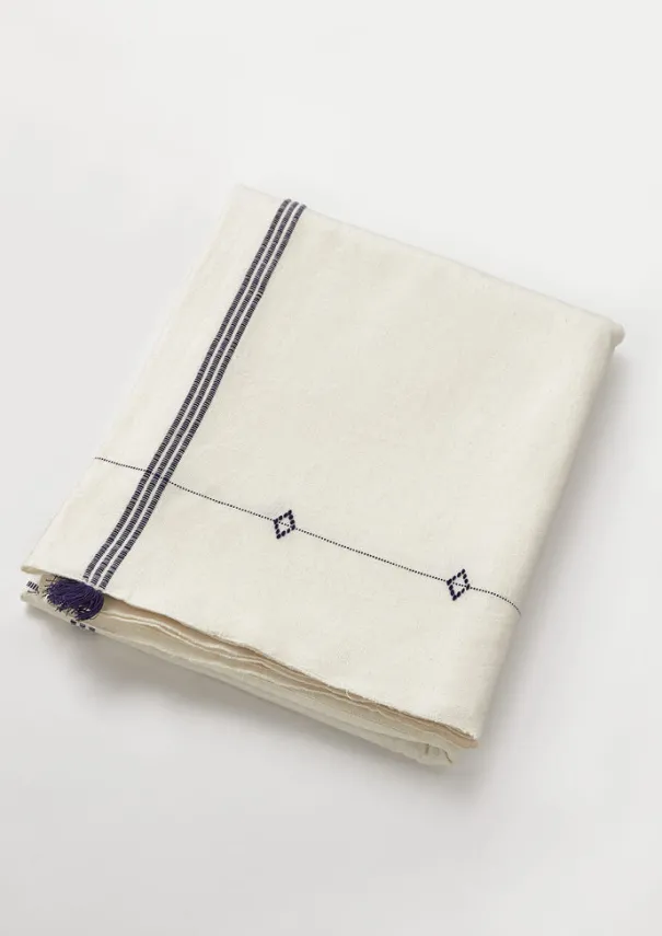 TOAST Textiles|Outdoor*Hand Woven Cotton Tablecloth