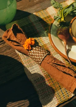 TOAST Textiles*Hand Woven Iraca Napkin Rings