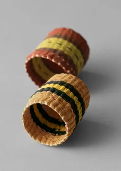 TOAST Textiles|Kitchen*Hand Woven Iraca Napkin Rings