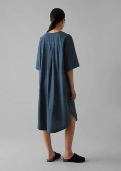 Women TOAST Nightwear|Loungewear*Hand Woven Sketched Check Nightdress