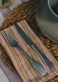 TOAST Textiles|Tableware*Hand Woven Stripe Napkin Set