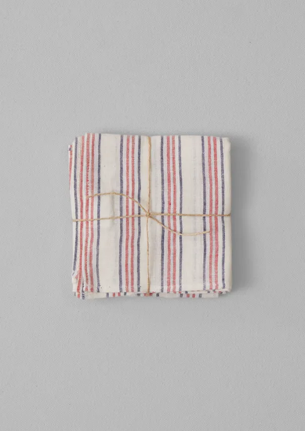TOAST Textiles|Kitchen*Hand Woven Stripe Napkin Set