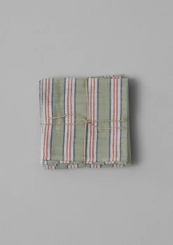 TOAST Textiles|Kitchen*Hand Woven Stripe Napkin Set