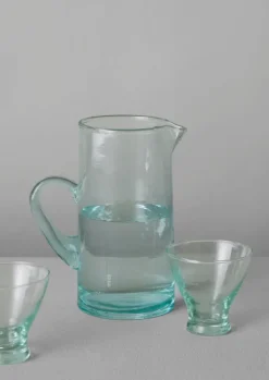 TOAST Glass*Handled Moroccan Glass Jug