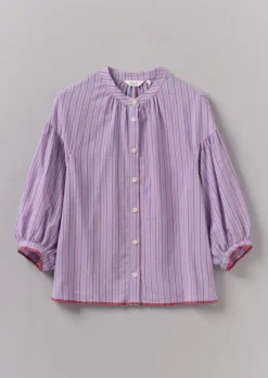 Women TOAST Shirts|Tops & Tees*Harmony Stripe Hand Woven Mulmul Shirt