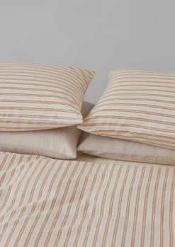TOAST Textiles|Bed Linen*Ines Flannel Stripe Cotton Duvet Cover