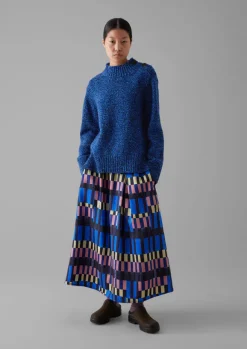 Women TOAST Skirts*Isobel Harvey Asymmetric Check Print Skirt