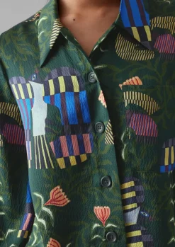 Women TOAST Shirts|Tops & Tees*Isobel Harvey Birds Print Baya Shirt