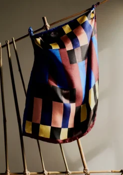 Women TOAST Hats, Scarves & Gloves*Isobel Harvey Silk Check Print Bandana