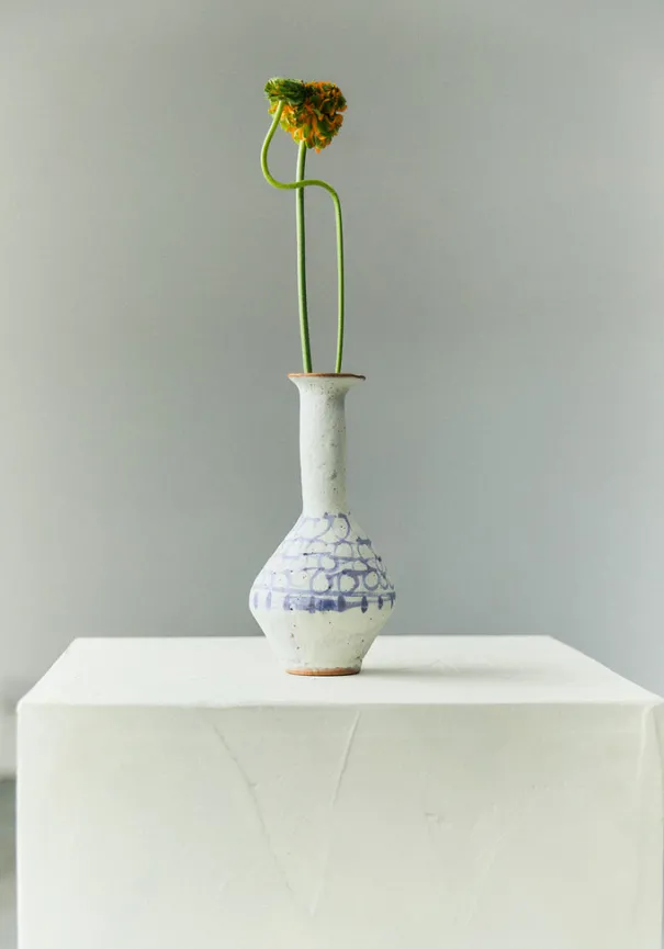 TOAST Decorative Pieces|Ceramics*Kate Semple Script Flask